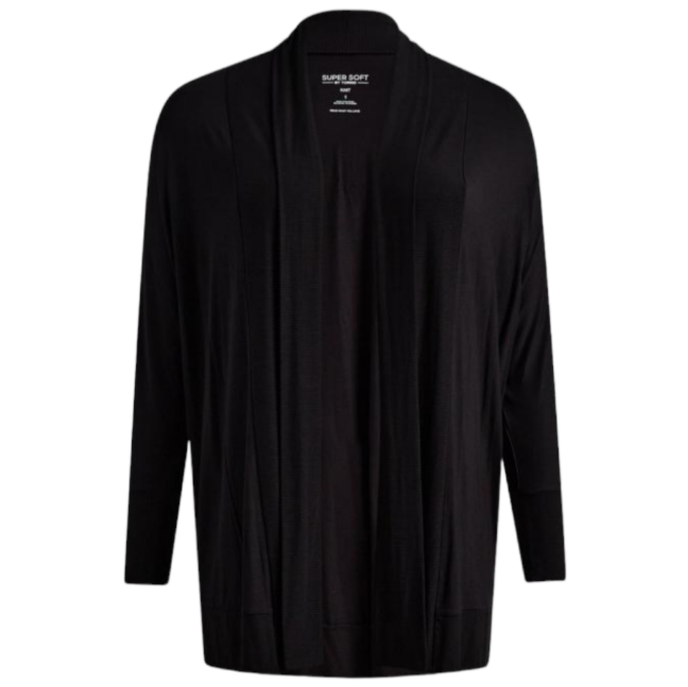 Torrid Black Open Front Cardigan 18 20  Super Soft Long Sleeves NWT 2X